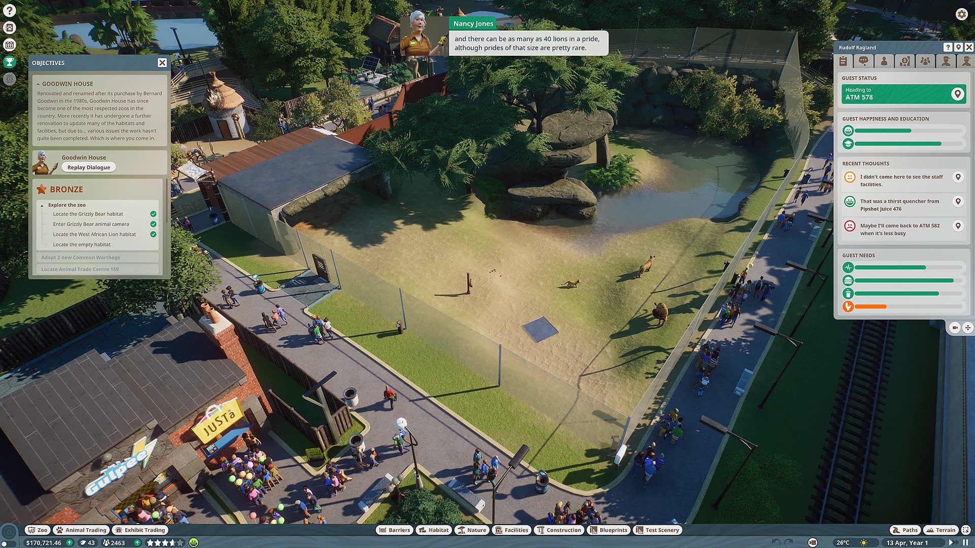 Szene aus Planet Zoo